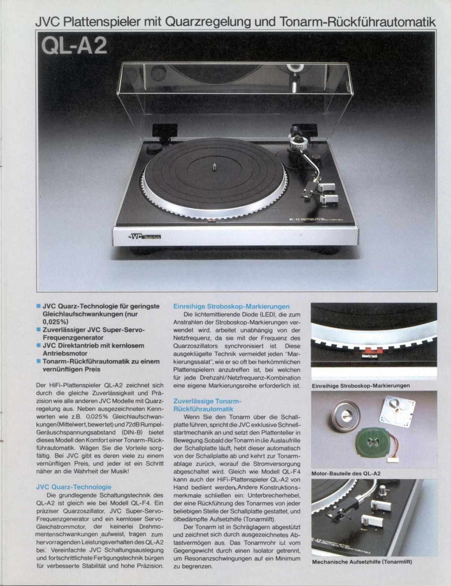 Jvc QLA 1 Brochure