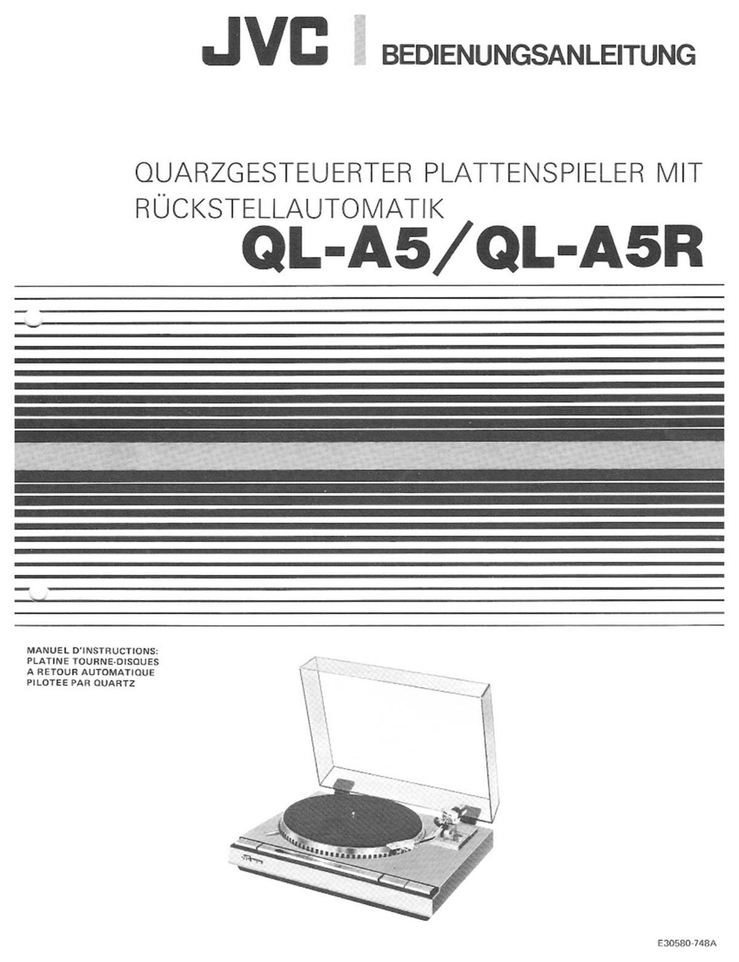 Jvc QLA 5 Owners Manual