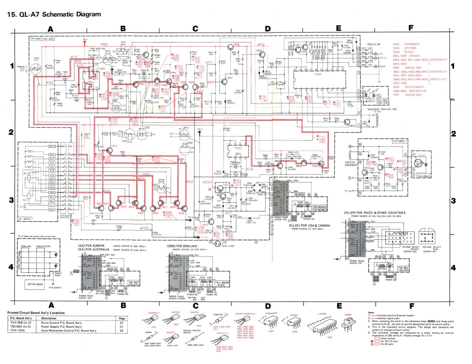 Jvc QLA 7 Schematic