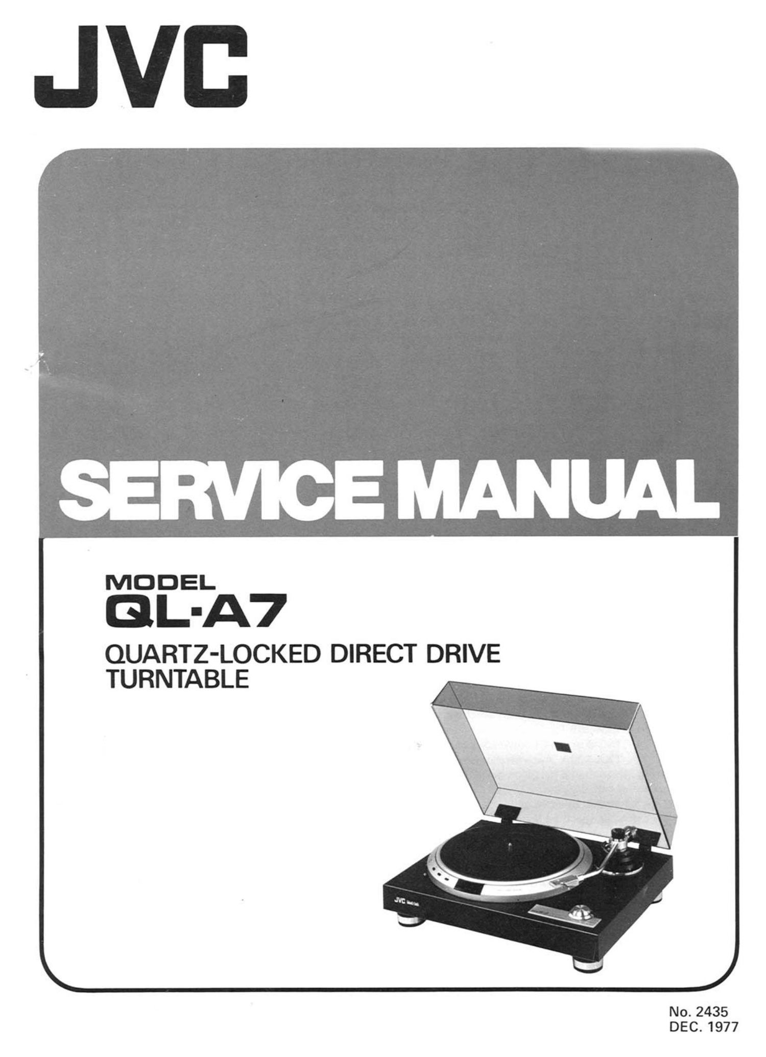 Jvc QLA 7 Service Manual