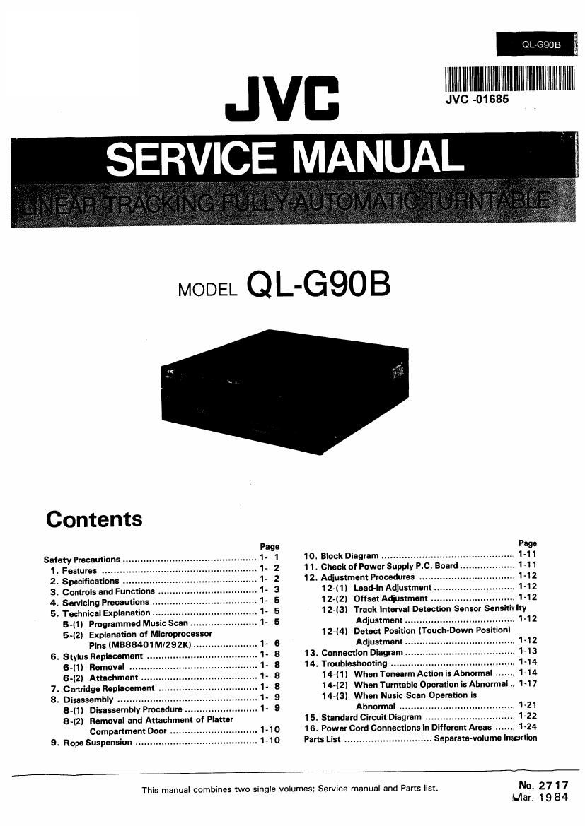 Jvc QLG 90 B Service Manual