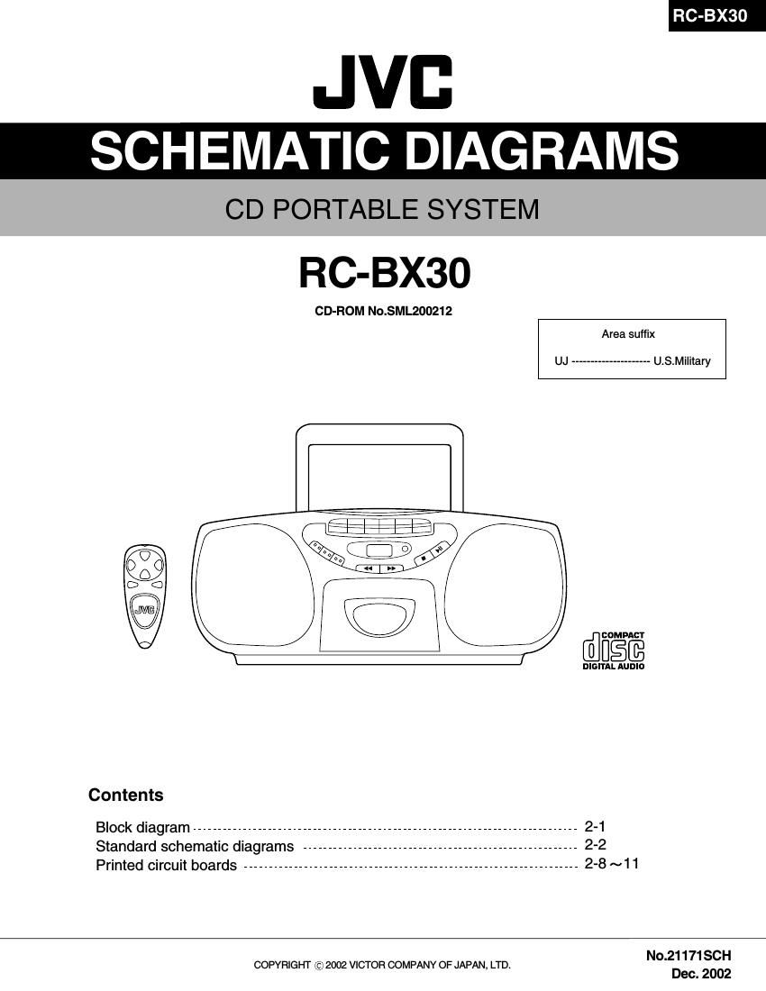 Jvc RCBX 30 Schematic