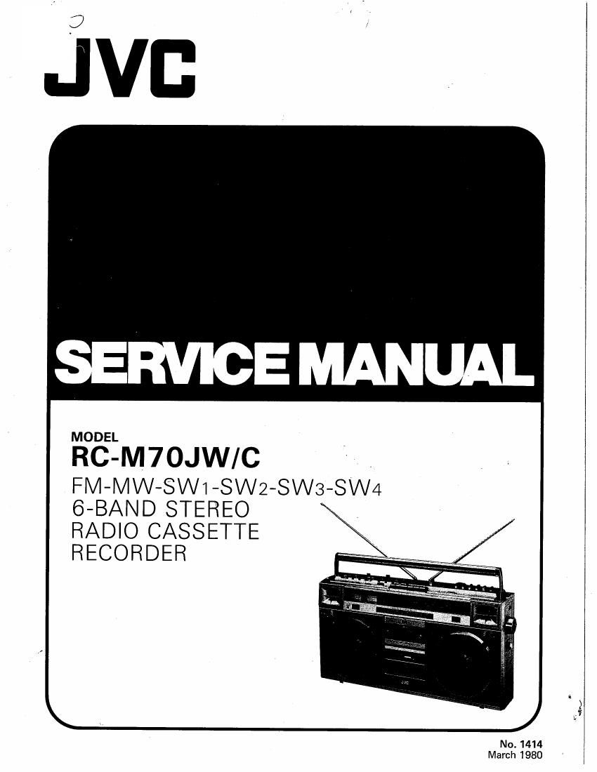 Jvc RCM 70 JWC Service Manual