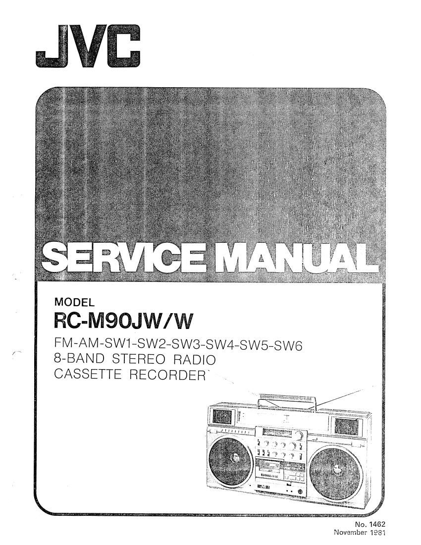 Jvc RCM 90 Service Manual