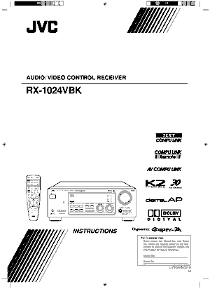 Audio Service Manuals - j / jvc / jvc-rx