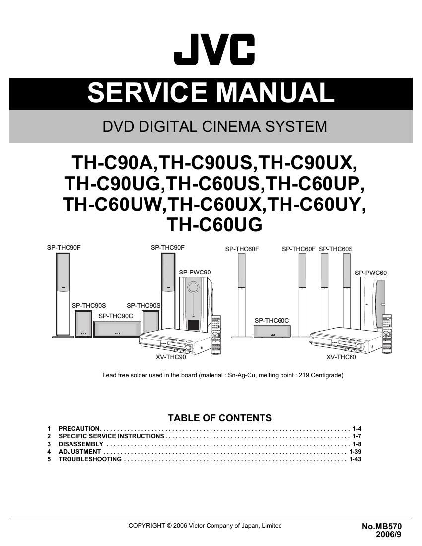 Jvc THC 90 A Service Manual