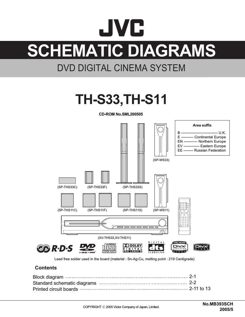 Jvc THS 11 Schematic