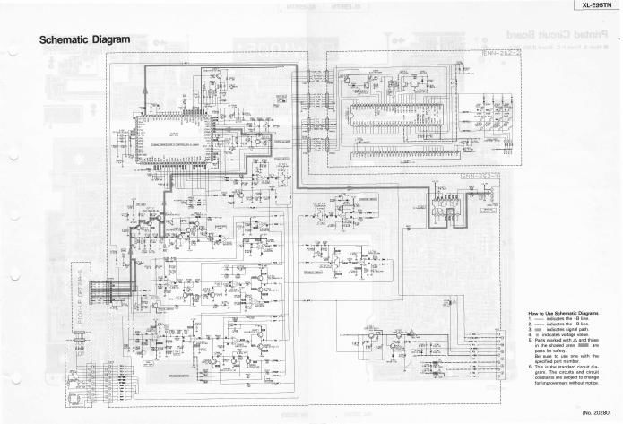 Jvc XLE 95 TN Schematic