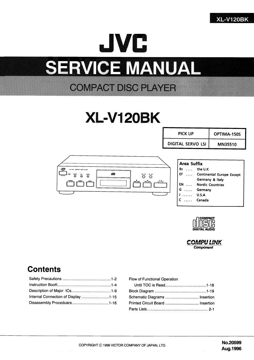 Jvc XLV 120 BK Service Manual