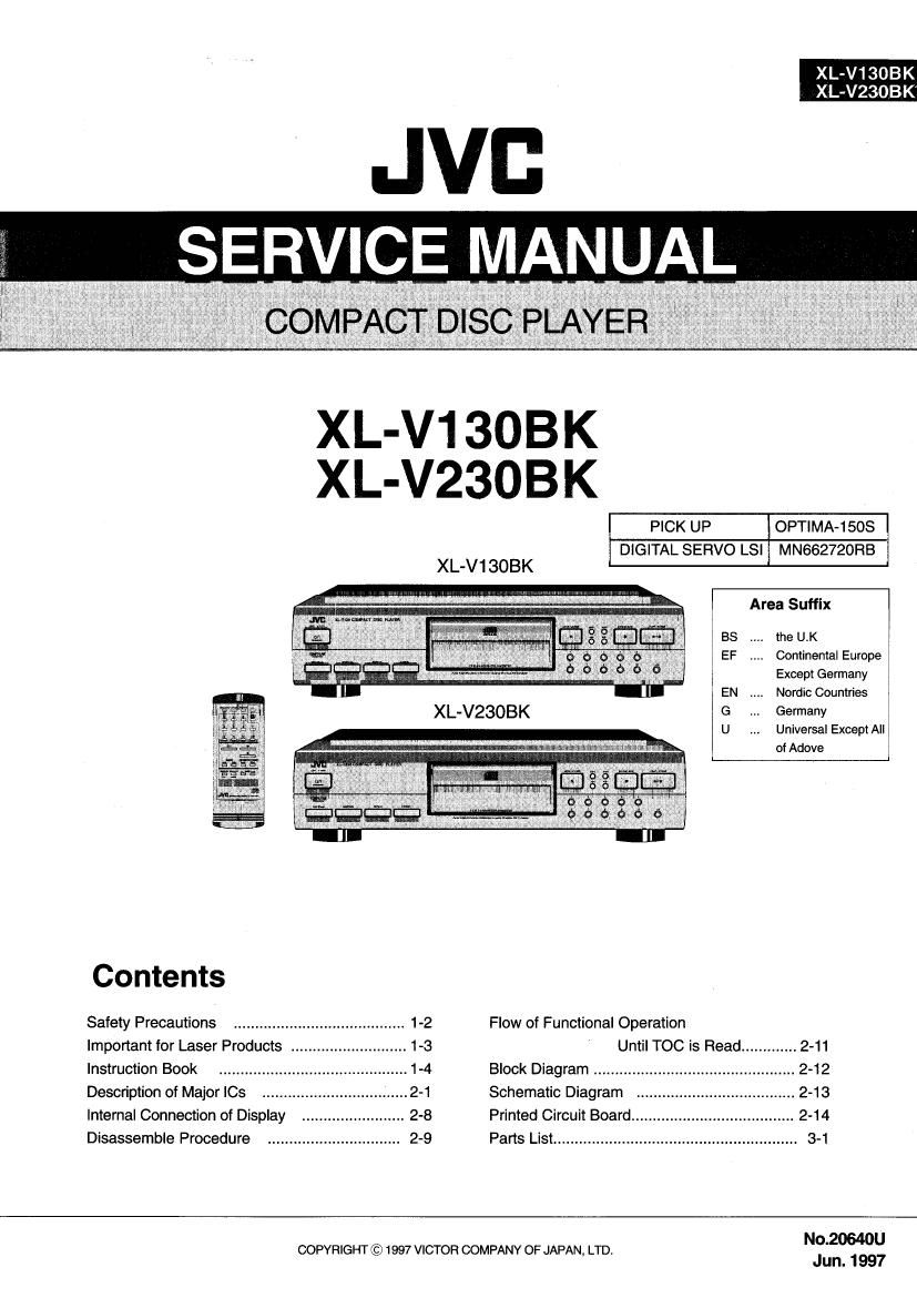 Jvc XLV 130 BK Service Manual