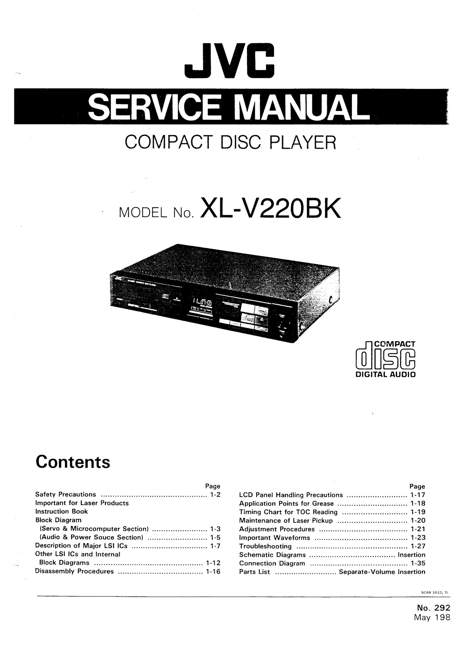 Jvc XLV 220 BK Service Manual