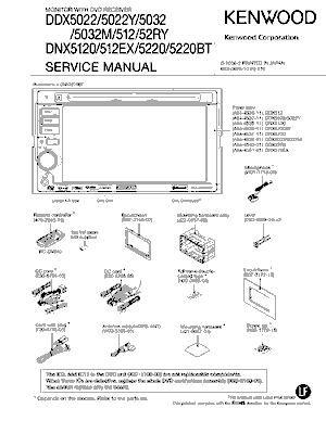 Free Audio Service Manuals - k / kenwood / kenwood-dnx