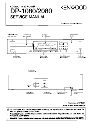 Audio Service Manuals - k / kenwood / kenwood-dp