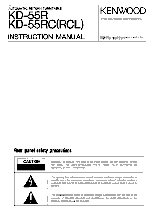 Audio Service Manuals - k / kenwood / kenwood-kd