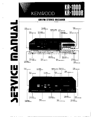 Audio Service Manuals - k / kenwood / kenwood-kr