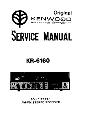 Audio Service Manuals - k / kenwood / kenwood-kr