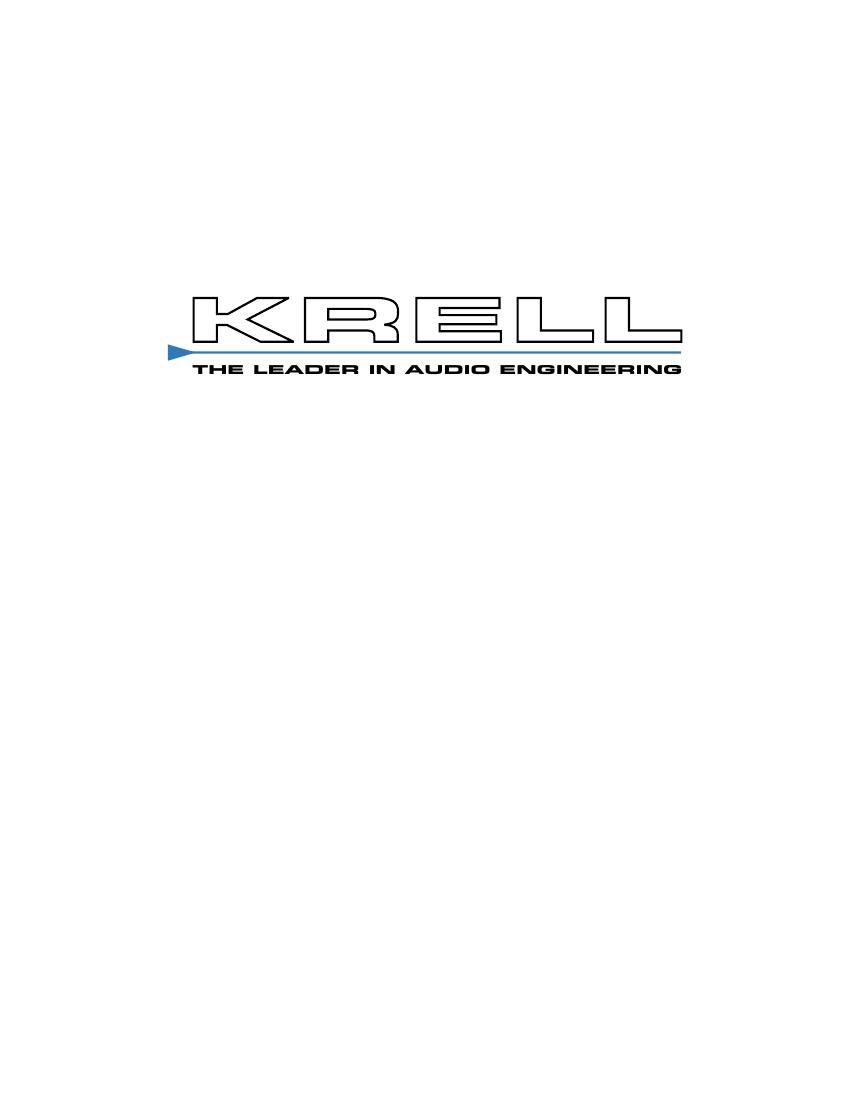 Krell 1999 Catalog