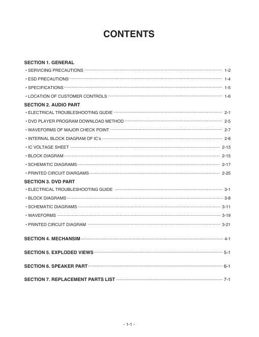 lg da 3520 service manual