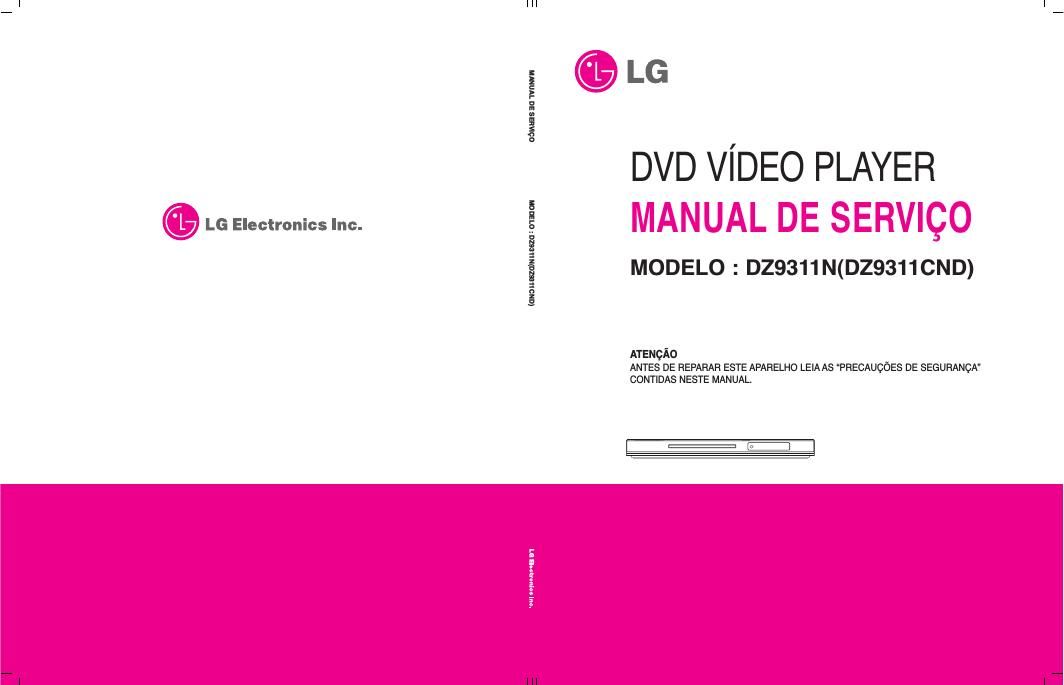 lg dz 9311 n service manual