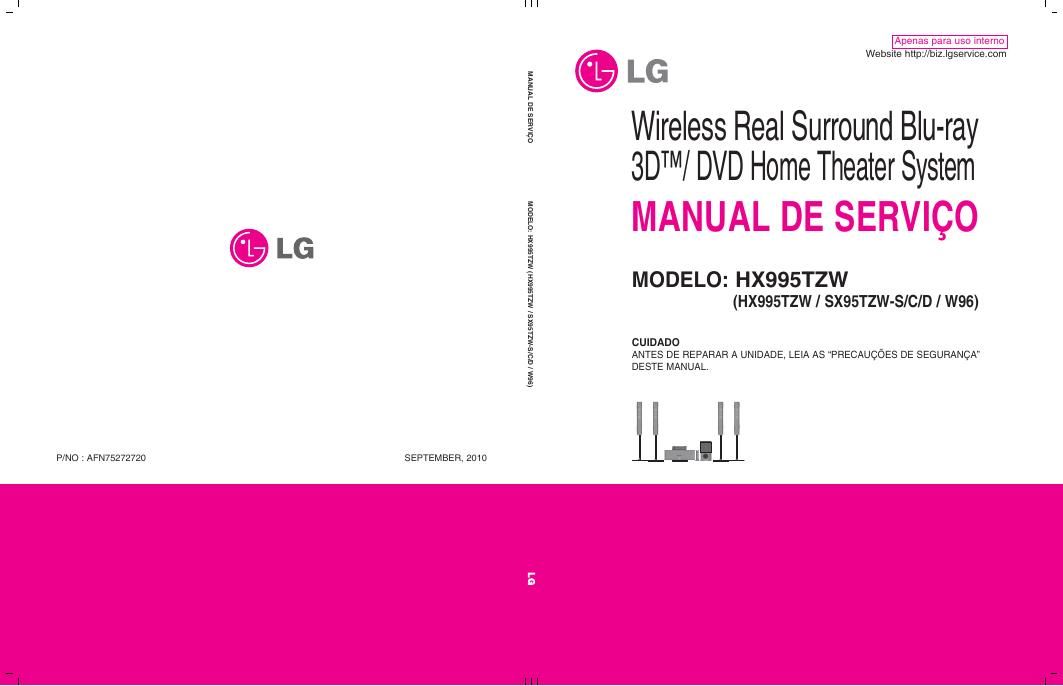 lg hx 995 tzw service manual