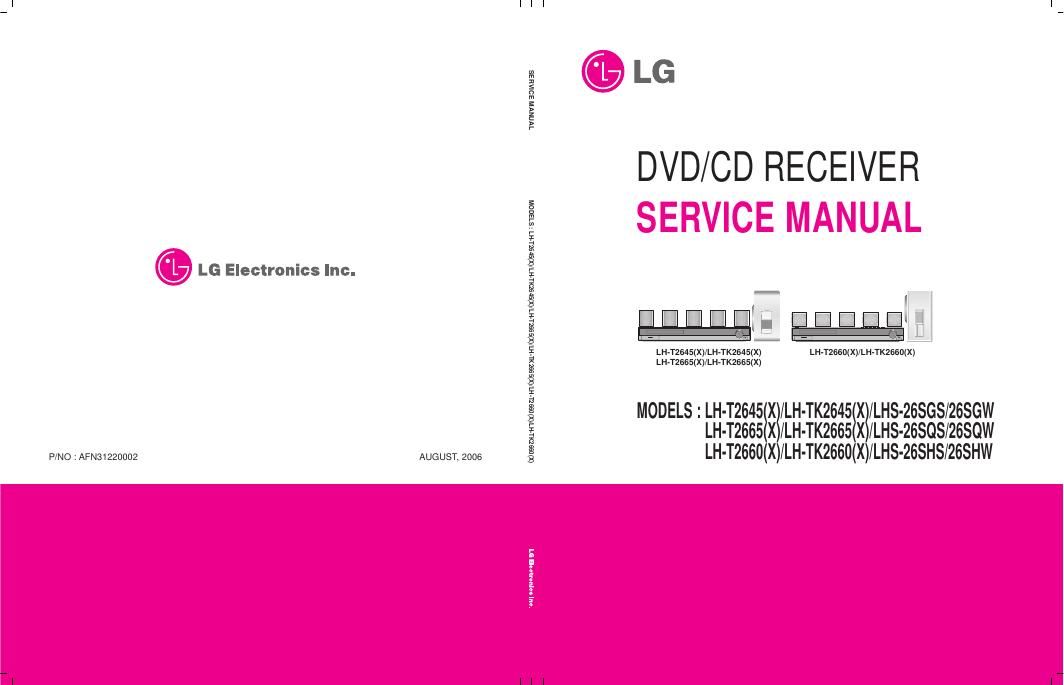 lg lhs 26 sgs service manual