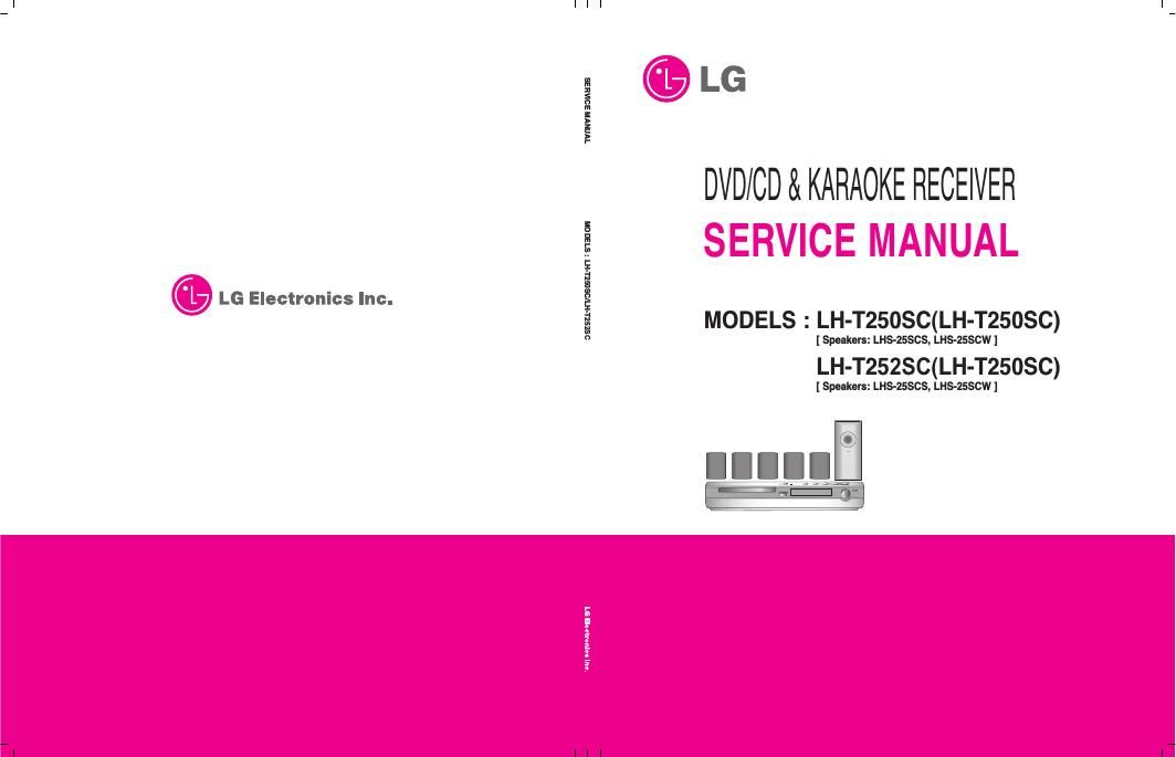 lg lht 250 sc service manual