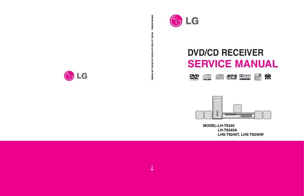 lg lht 6245 service manual