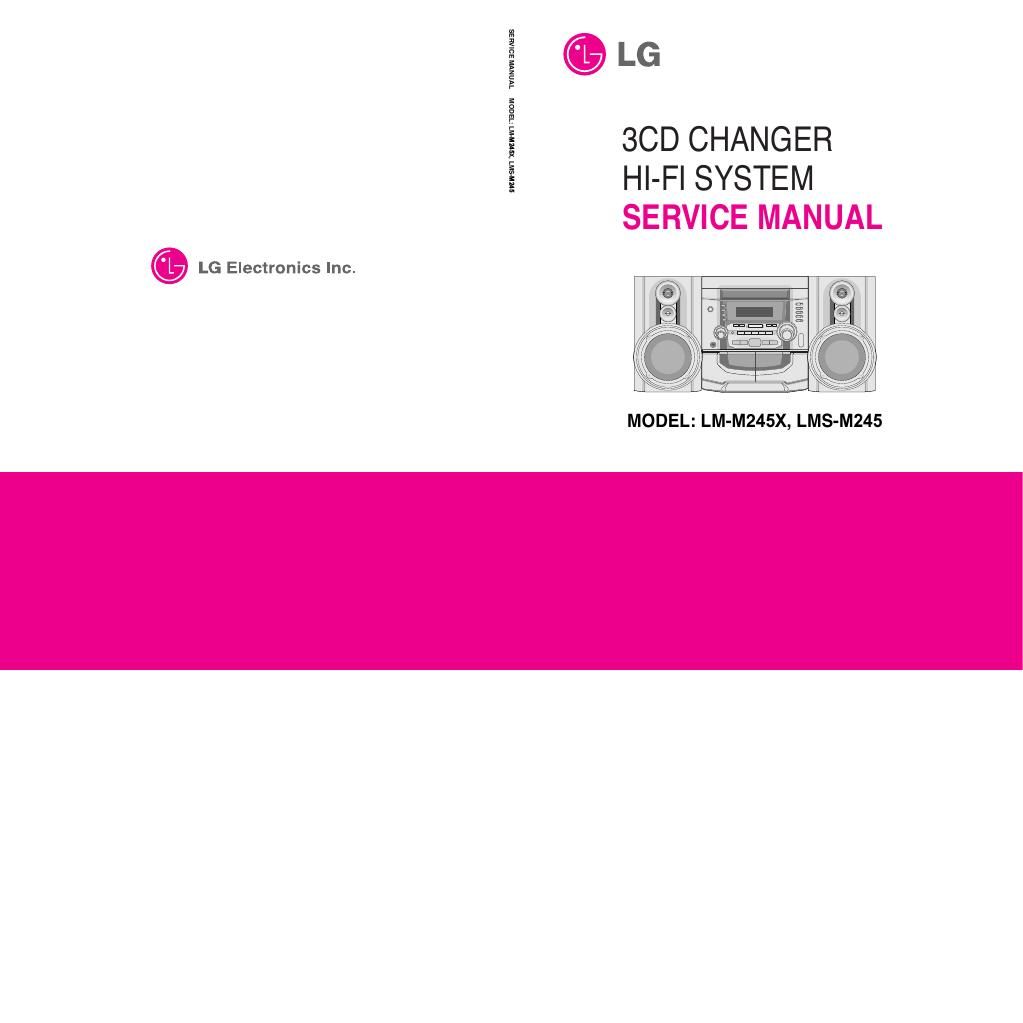 lg lmsm 245 schematic