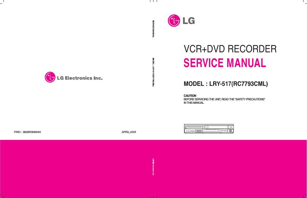 lg lry 517 service manual