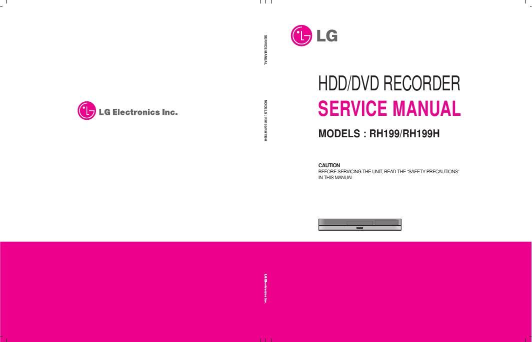 lg rh 199 service manual