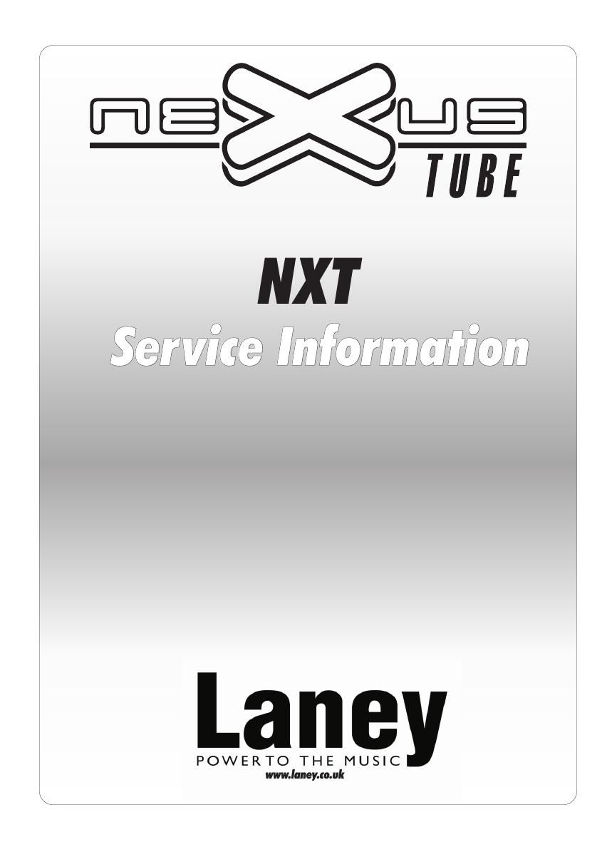 laney NXT Nexus Tube Service Manual