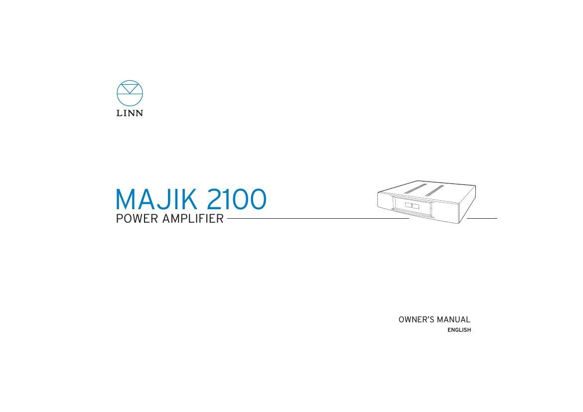 Linn Majik 2100 Owners Manual