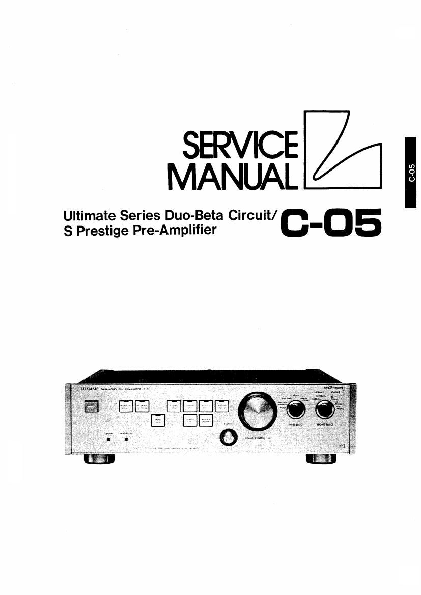 luxman c 05 service manual