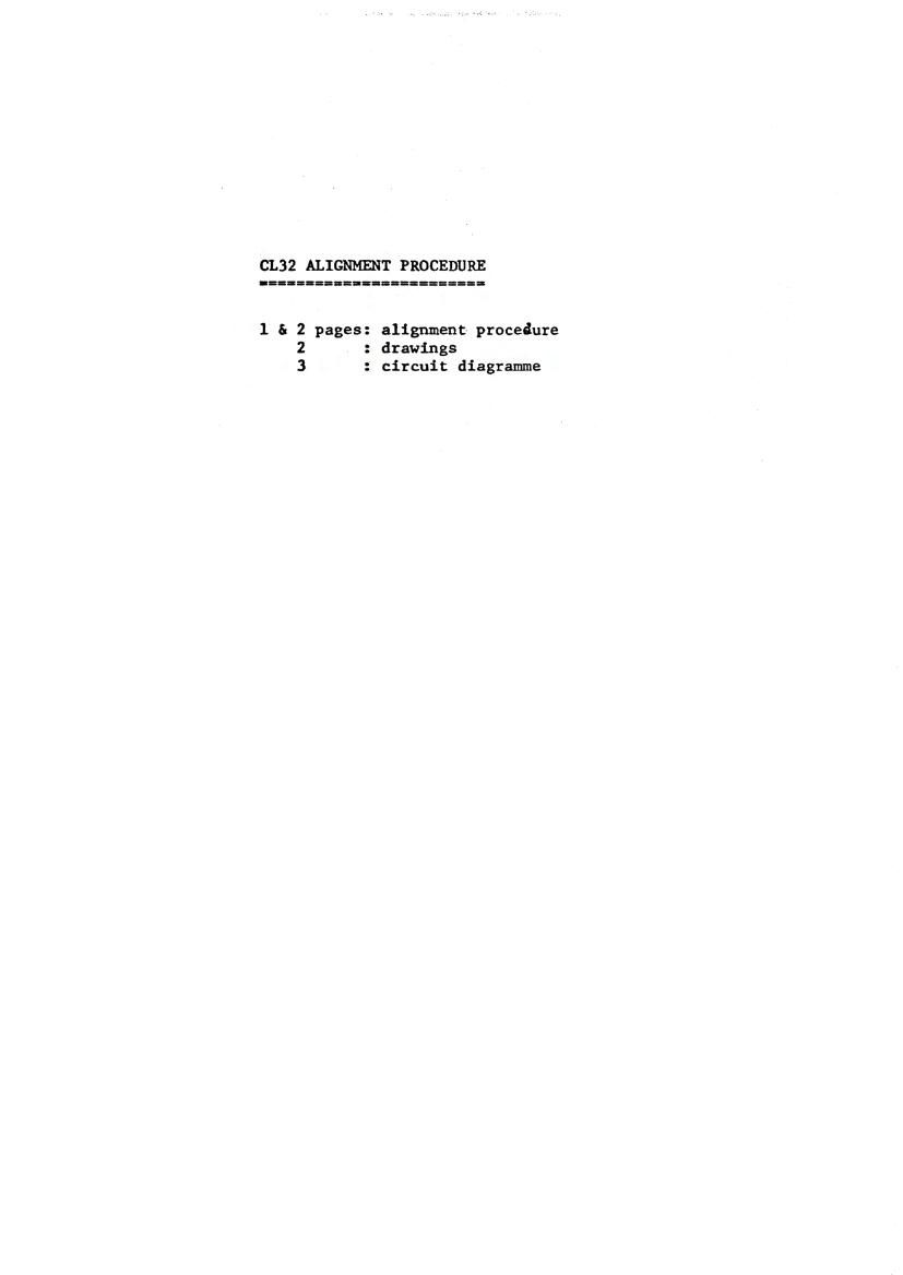 luxman cl 32 schematic