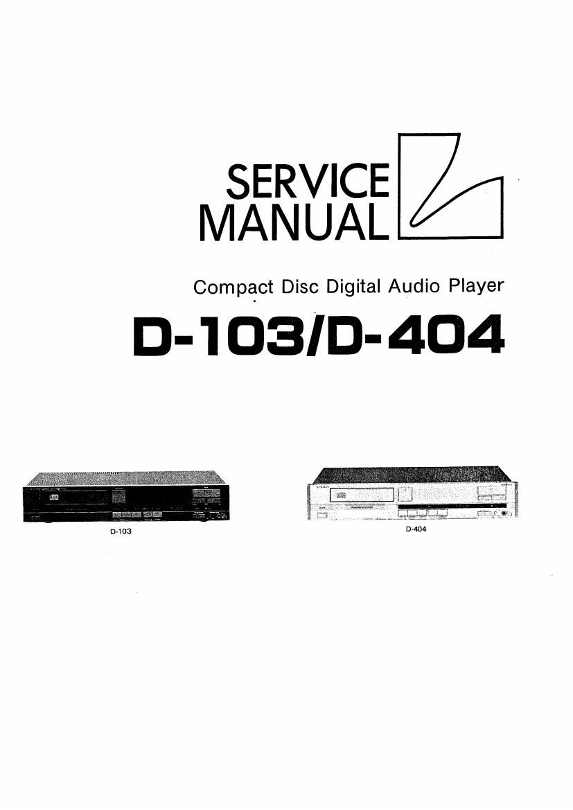 luxman d 103 service manual