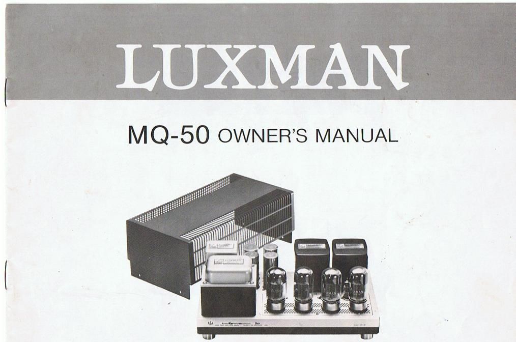 luxman mq 50 owners manual