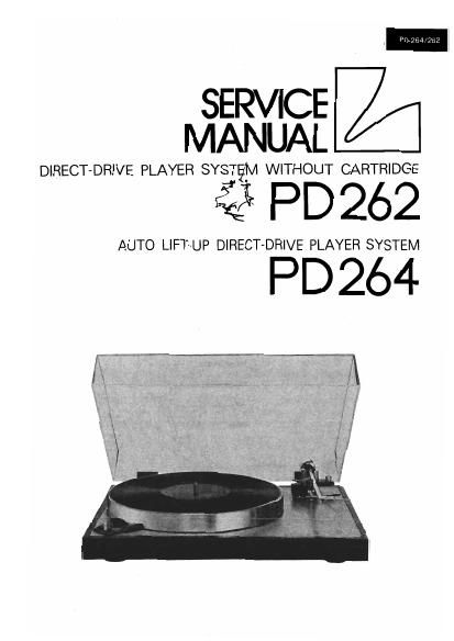 Luxman PD 262 Service Manual