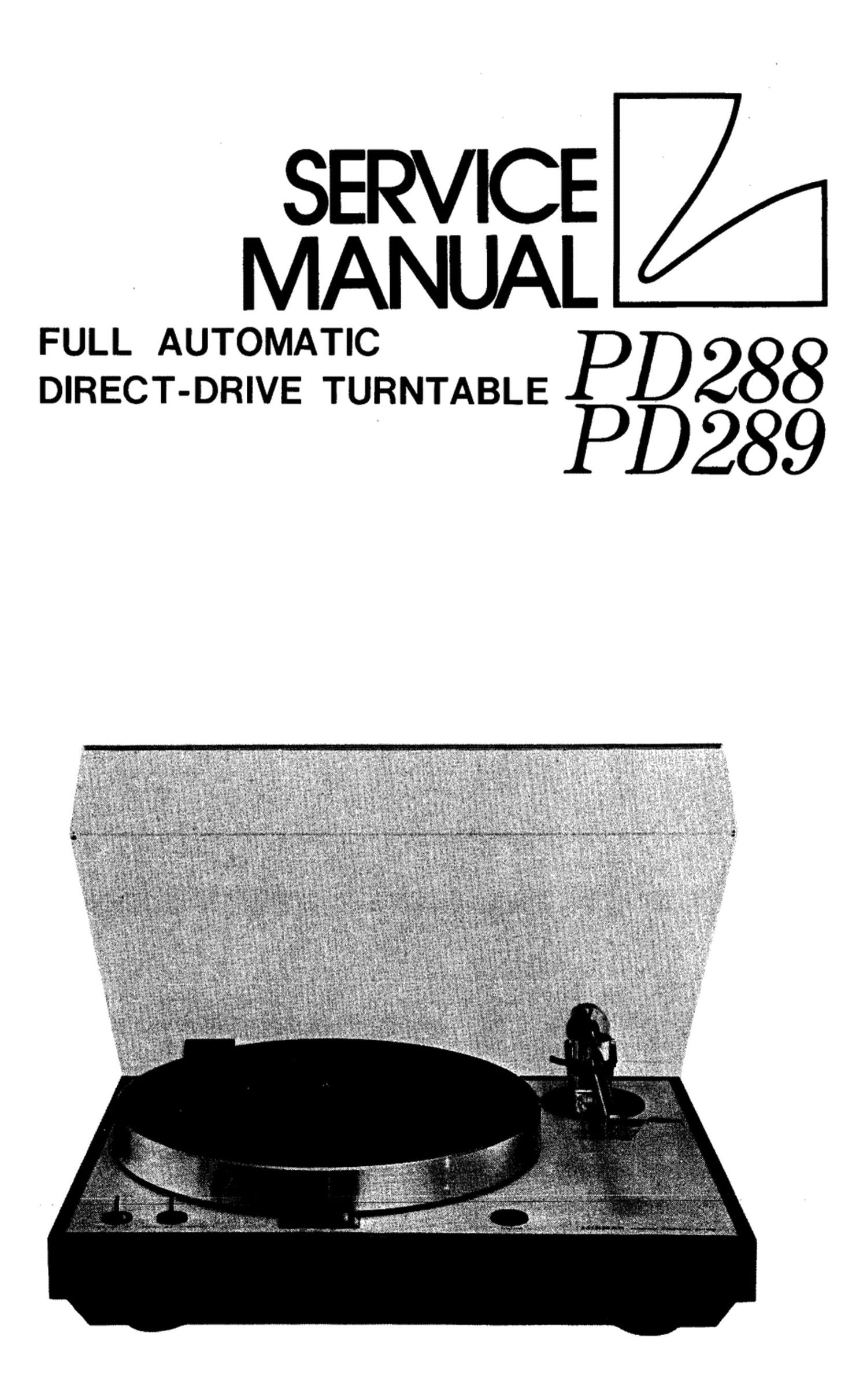 luxman pd 288 service manual