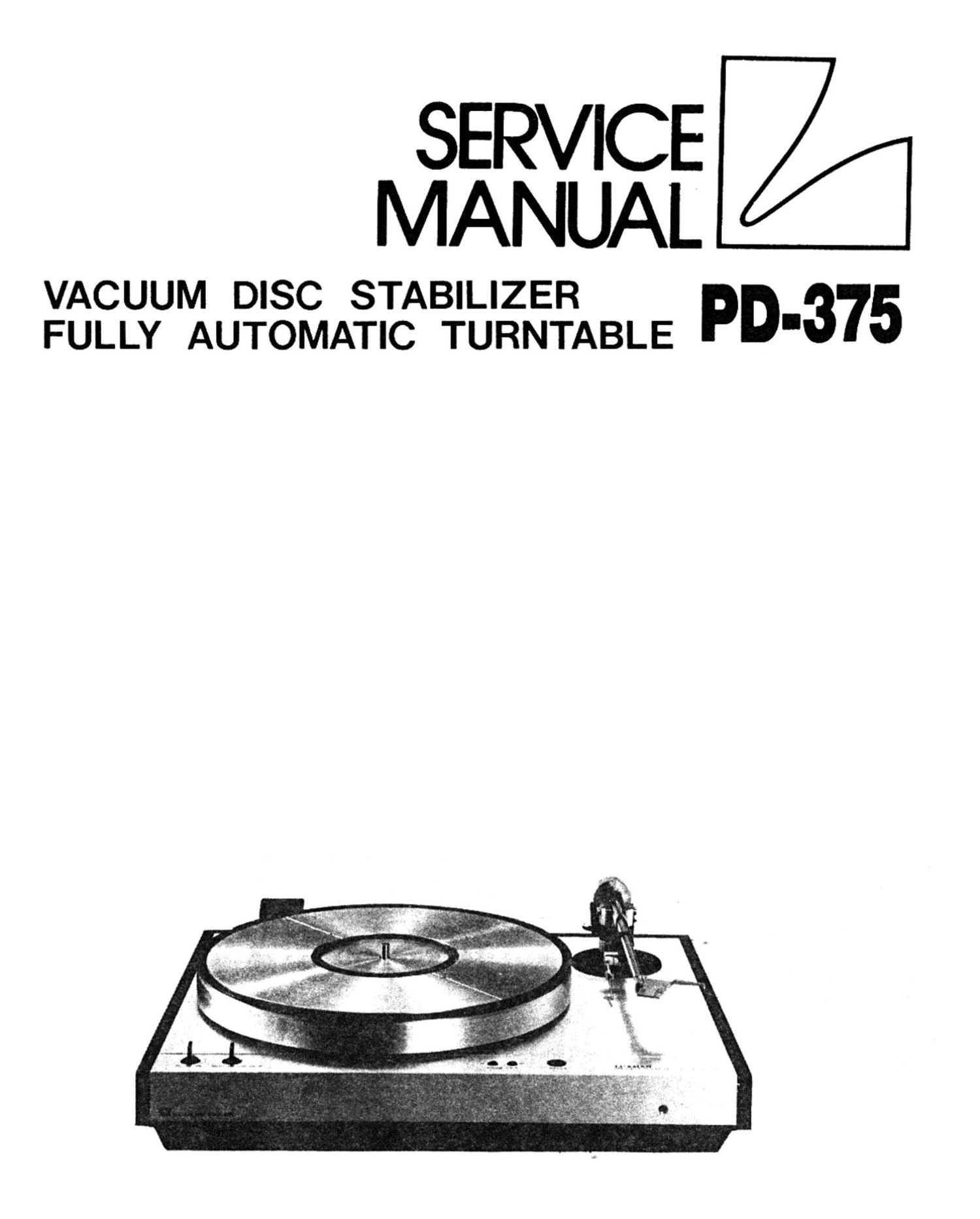 luxman pd 375 service manual