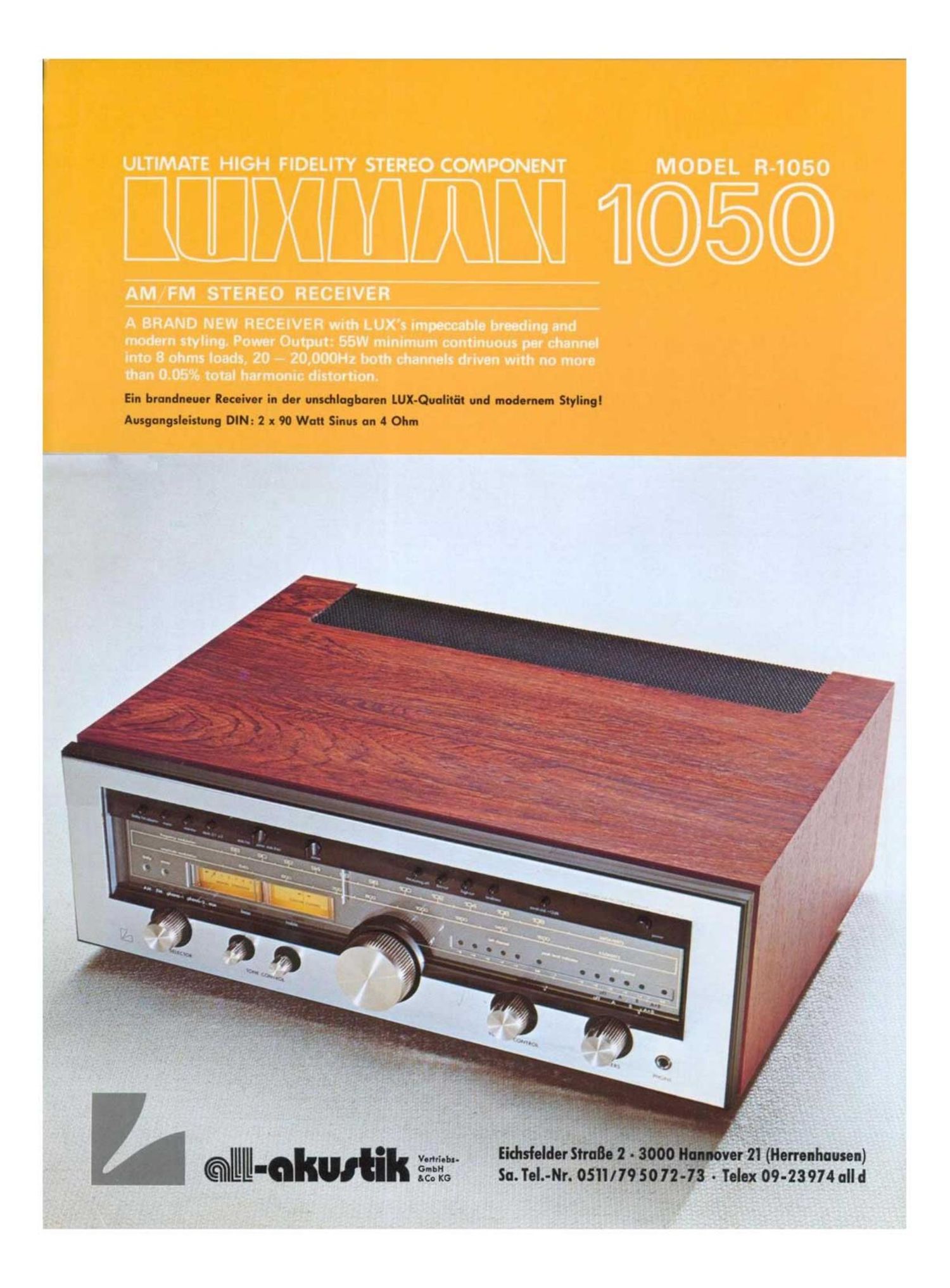 luxman r 1050 brochure