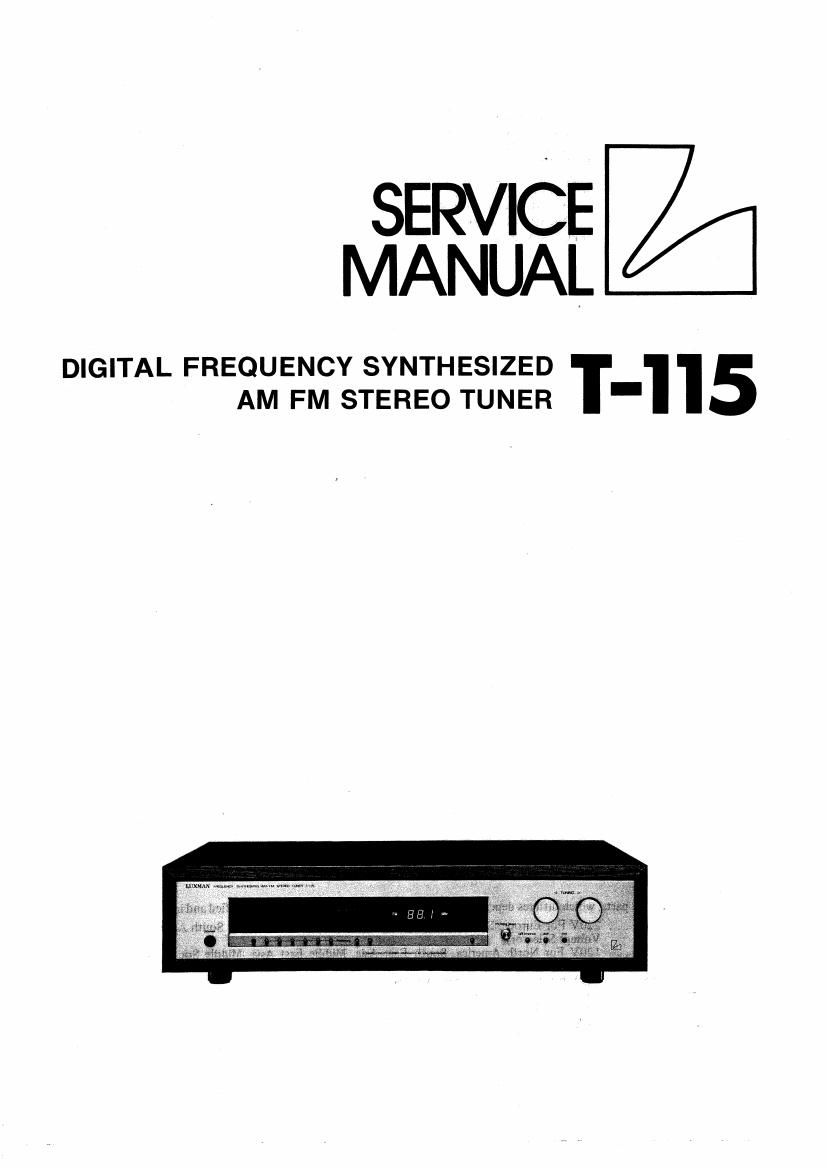 luxman t 115 service manual