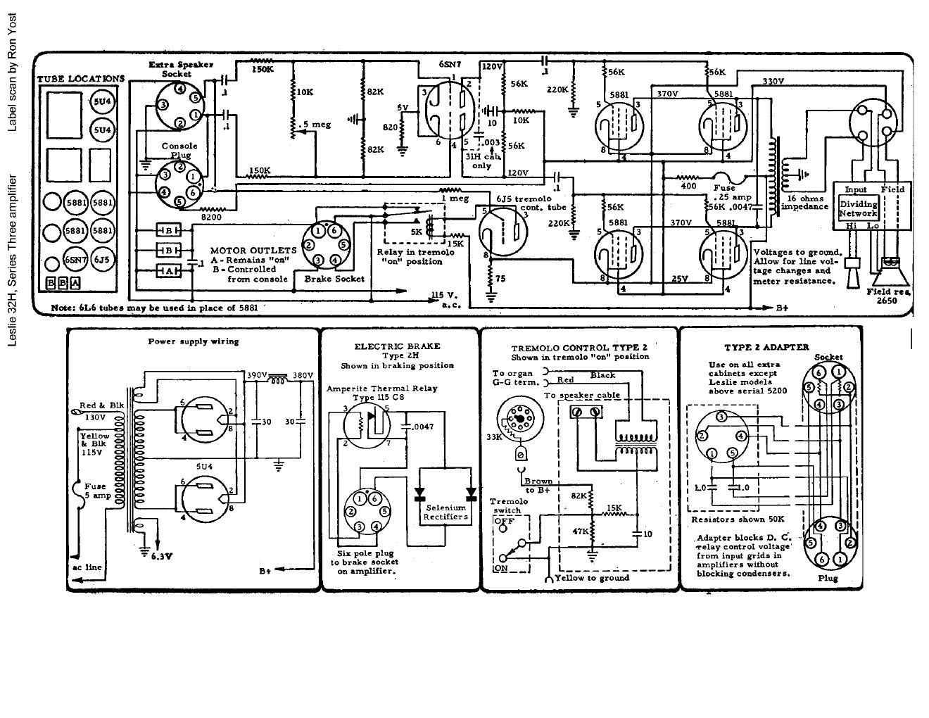 leslie 32h schematics