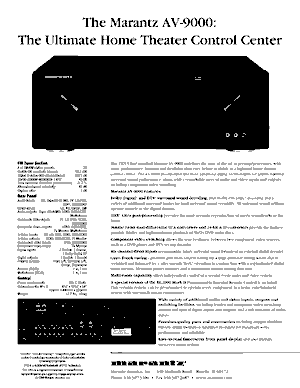 Audio Service Manuals - m / marantz / marantz-av