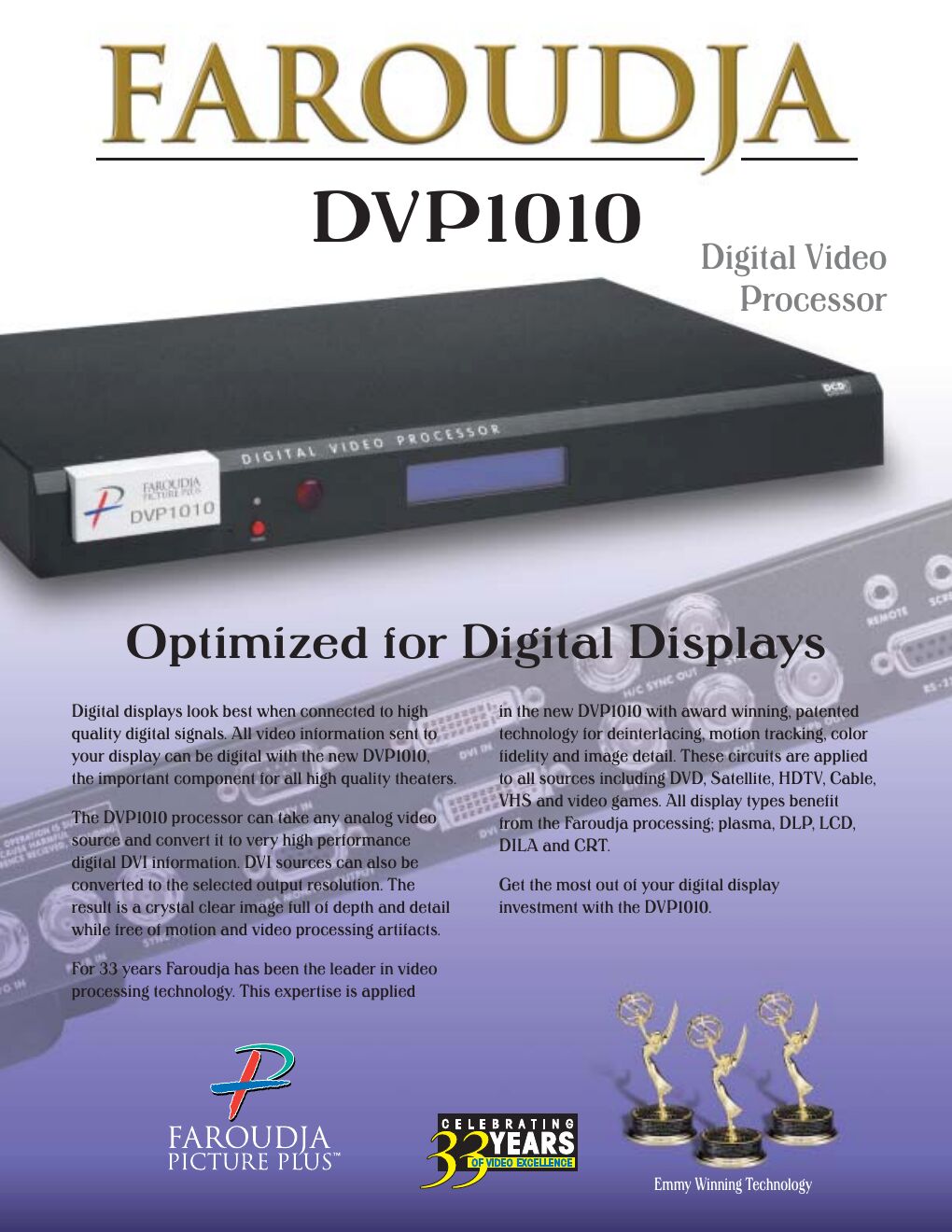 meridian audio dvp 1010 brochure