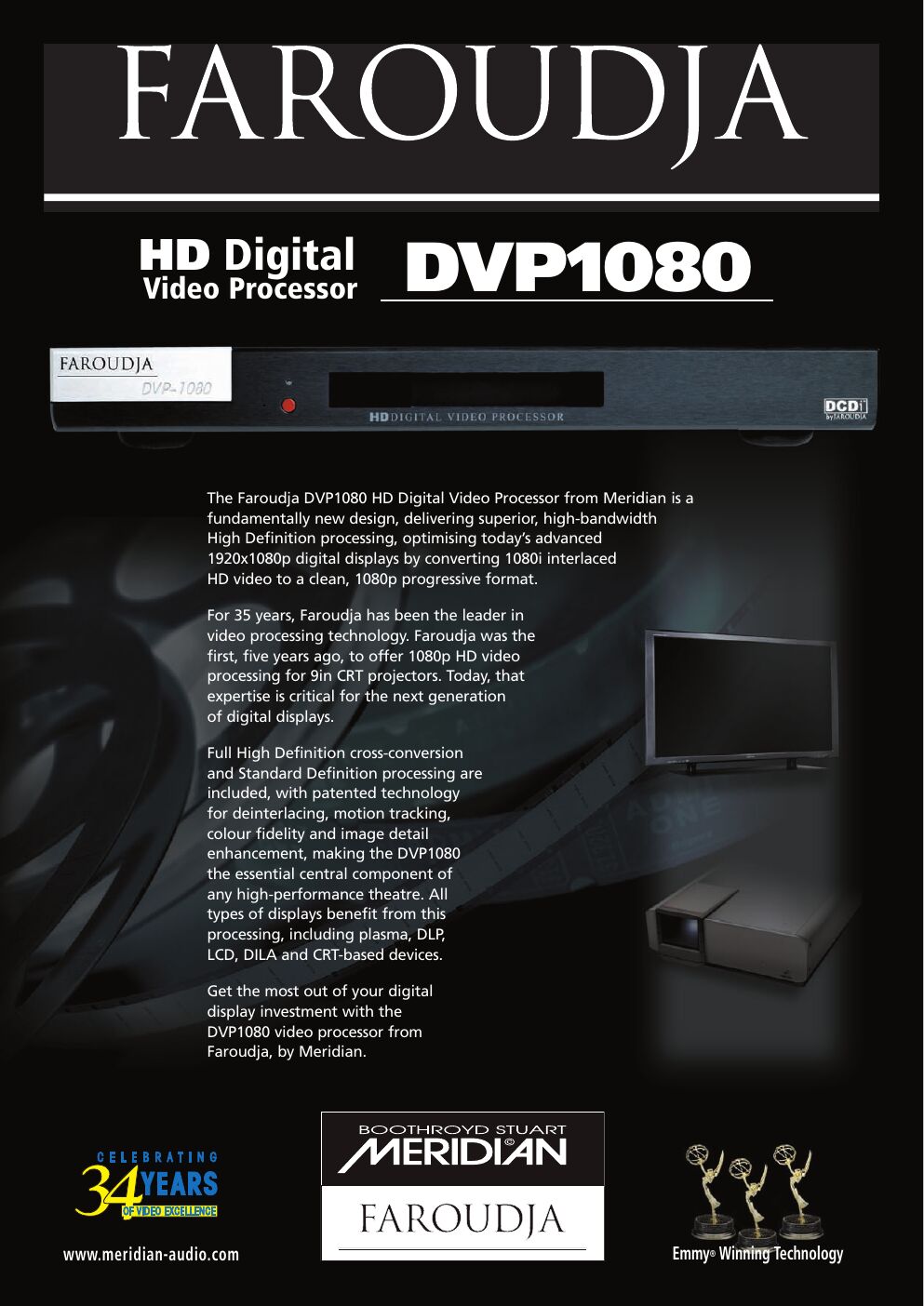 meridian audio dvp 1080 brochure