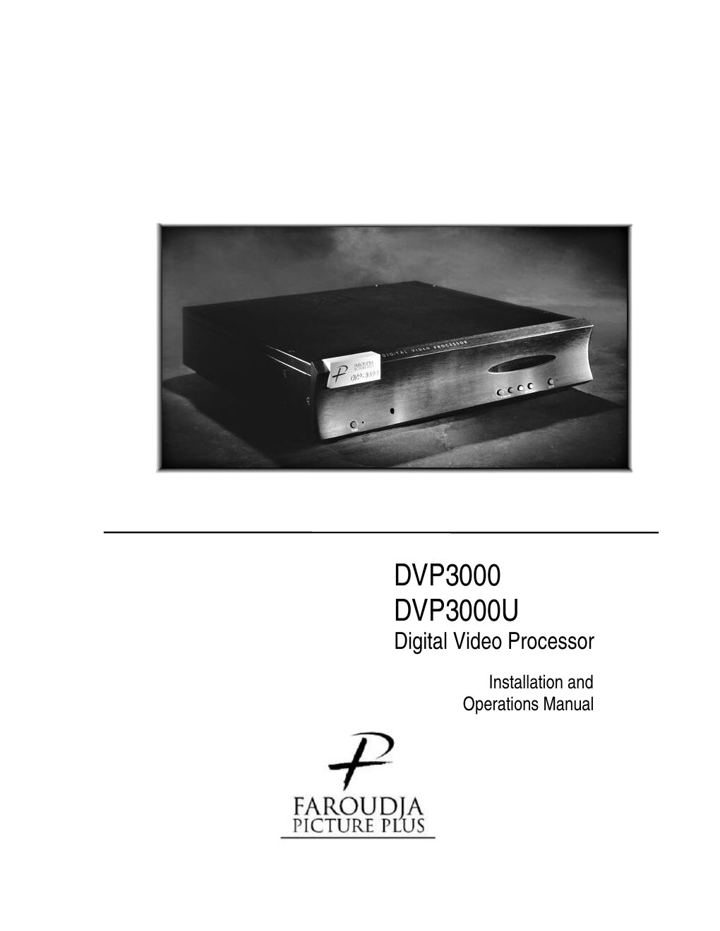 meridian audio dvp 3000 owners manual