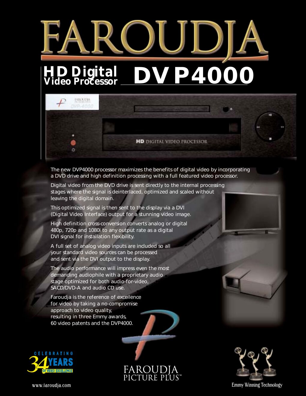 meridian audio dvp 4000 brochure