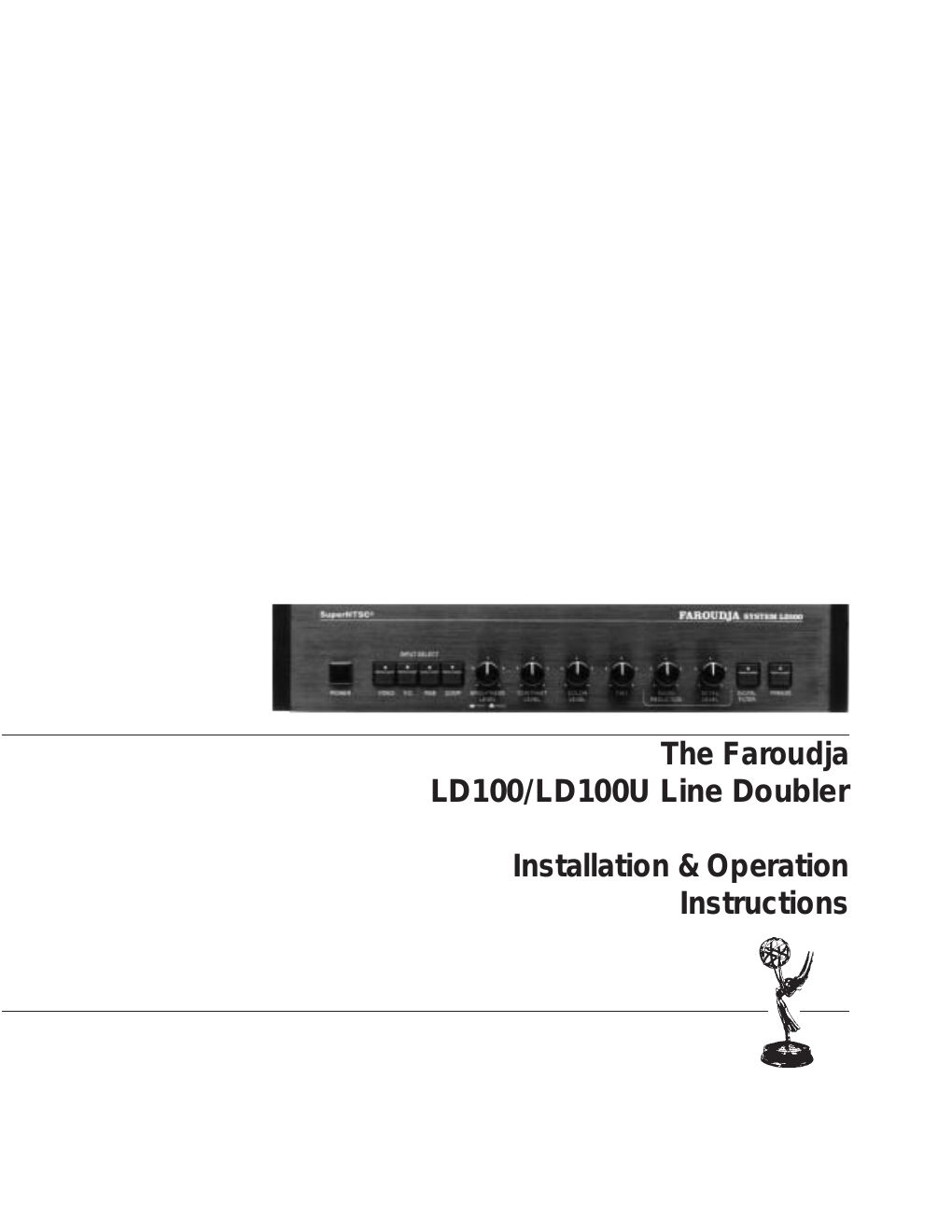 meridian audio ld 100 owners manual