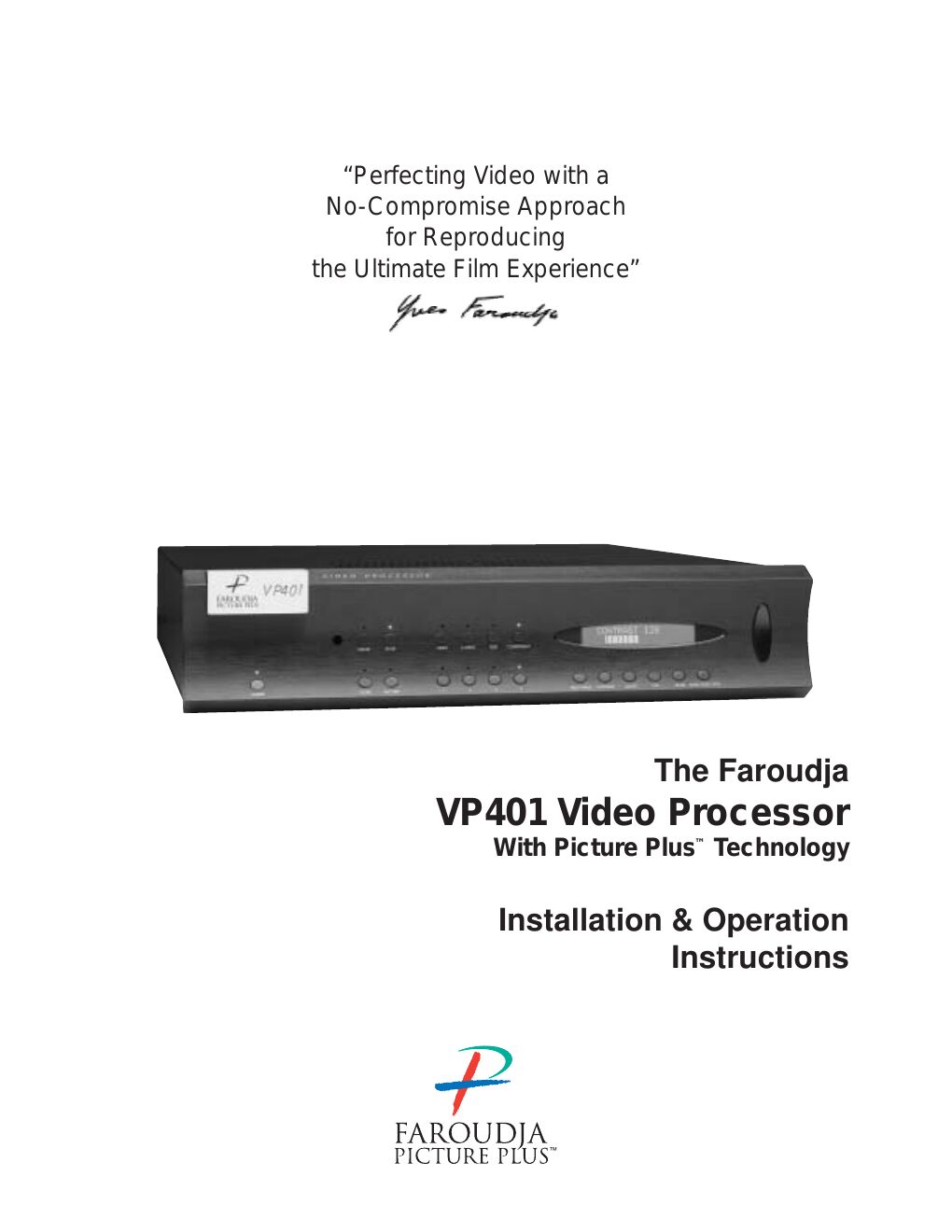 meridian audio vp 401 owners manual