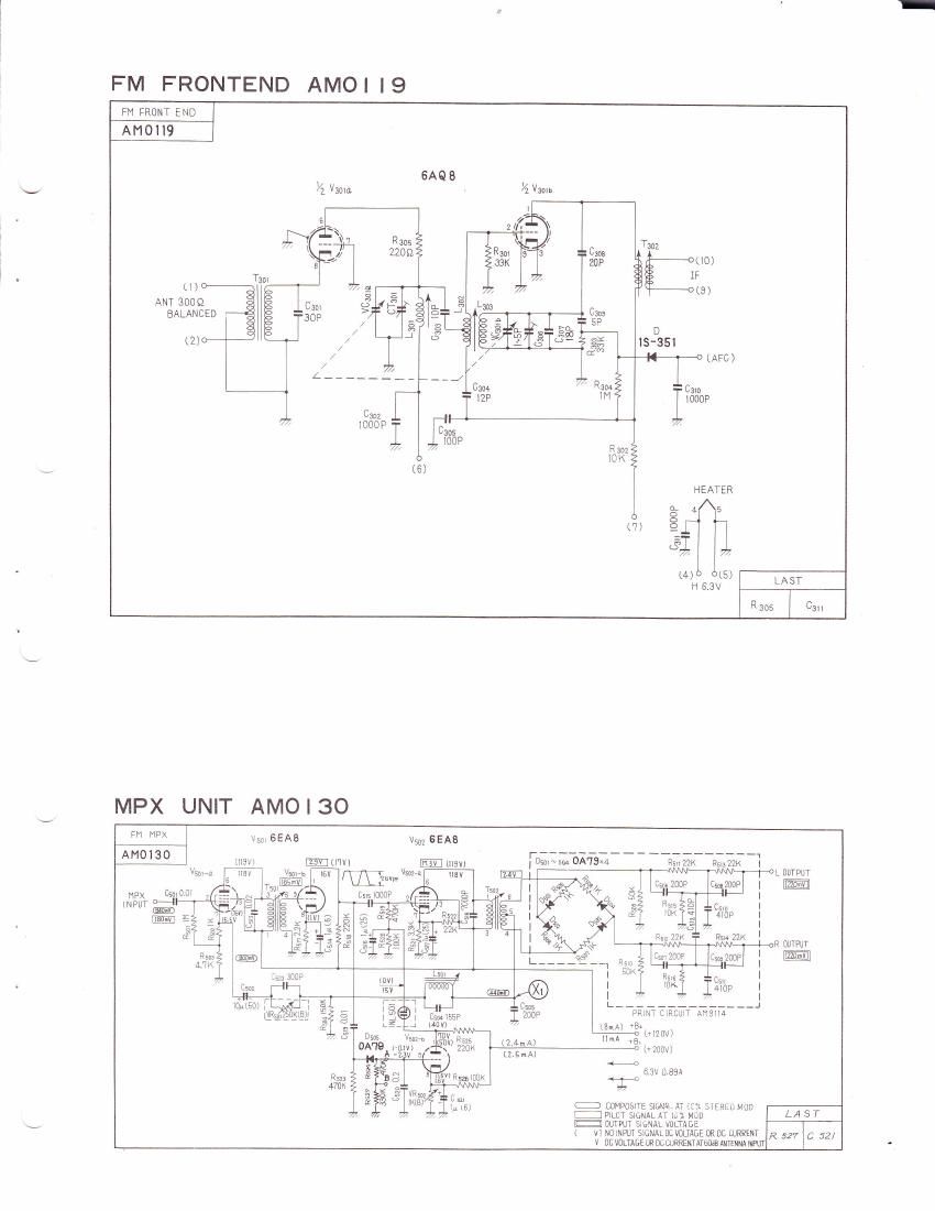 pioneer am 0130 schematic